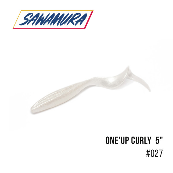 Твистер Sawamura One'Up Curly 5" (5 шт.) (027)