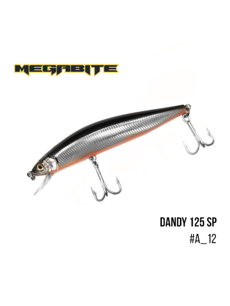 Воблер Megabite Dandy 125 SP (125 мм, 28,2 гр, 1,2 m) (A_12)