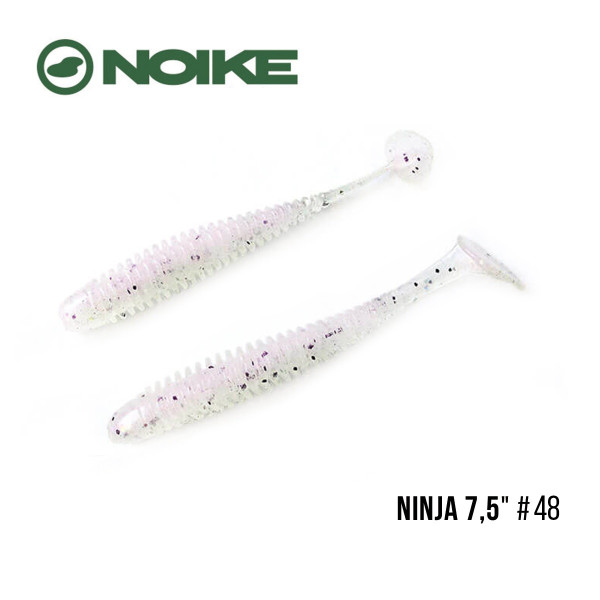 Приманка Noike NINJA 7,5" (2шт) (#48 Clear Wakasagi )
