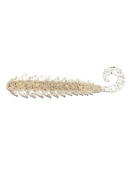 Приманка Bait Breath BUGSY 5"(6шт.) (143 Clear/Black・Gold Flake)