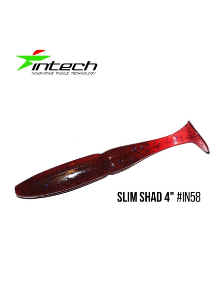 ".Приманка Intech Slim Shad 4 "(5 шт) (IN58)