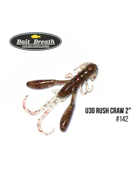 Приманка Bait Breath U30 Rush Craw 2" (8шт.) (142 GP/R/B)