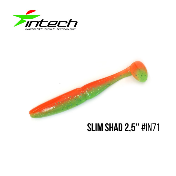 Приманка Intech Slim Shad 2,5"(12 шт) (IN71)