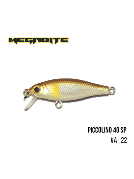 Воблер Megabite Piccolino 40 SP (40 мм, 2,6 гр, 0,3 m) (A_22)