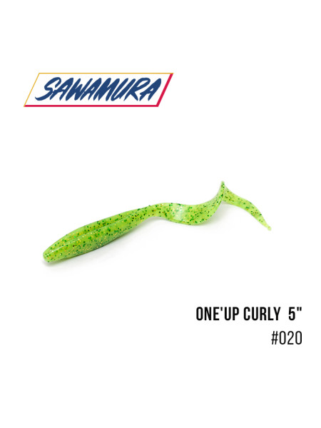 Твистер Sawamura One'Up Curly 5" (5 шт.) (020)