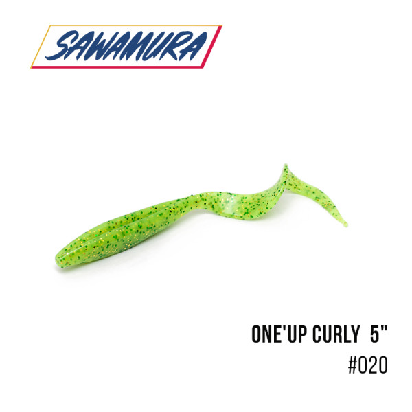 Твистер Sawamura One'Up Curly 5" (5 шт.) (020)
