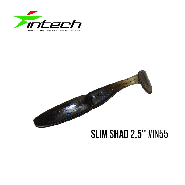 Приманка Intech Slim Shad 2,5"(12 шт) (IN55)