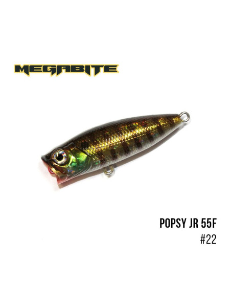 Воблер Megabite Popsy Jr 55 F (55 мм, 7,7 гр) (22)