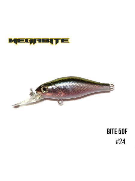 Воблер Megabite Bite 50 F (50 мм, 4,3 гр, 1,5 m) (24)