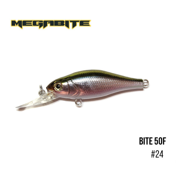 Воблер Megabite Bite 50 F (50 мм, 4,3 гр, 1,5 m) (24)