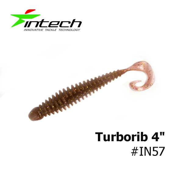 Приманка Intech Turborib 4"(5 шт) (IN57)