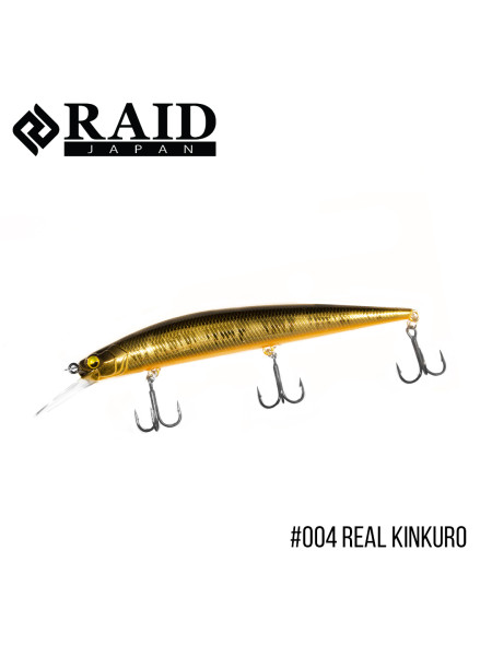 Воблер Raid Level Minnow Plus (125mm, 14g) (004 Real Kinkuro)
