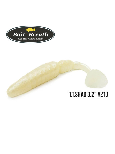 Приманка Bait Breath T.T.Shad 3,2" (7 шт) (210 BYS white pearl)