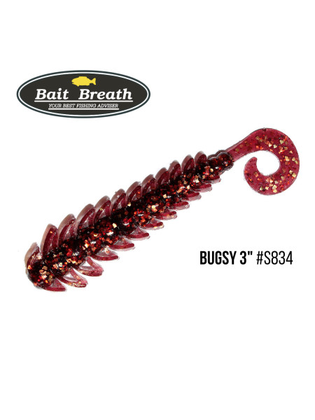 Приманка Bait Breath BUGSY 3" Rock Soul (11 шт.) (S834 GOBY)