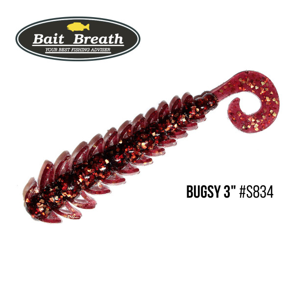 Приманка Bait Breath BUGSY 3" Rock Soul (11 шт.) (S834 GOBY)