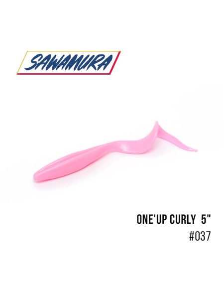 ".Твистер Sawamura One'Up Curly 5" (5 шт.) (037)