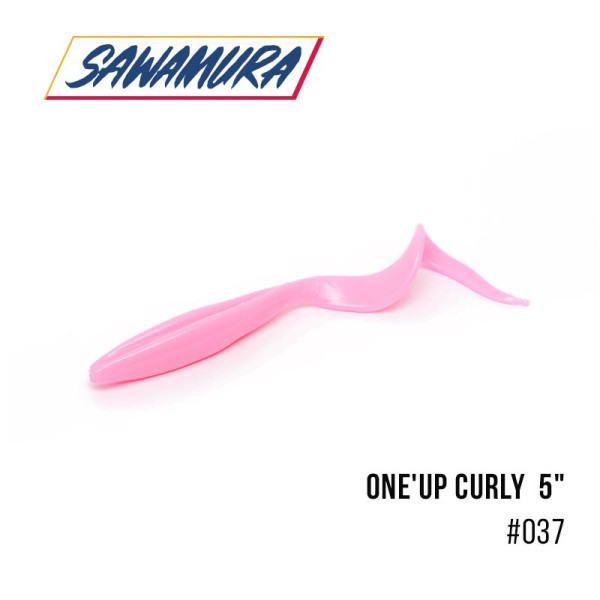 ".Твистер Sawamura One'Up Curly 5" (5 шт.) (037)