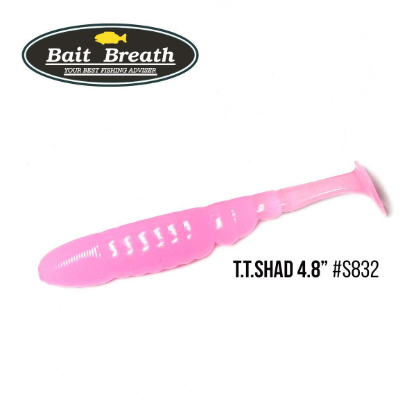 ".Приманка Bait Breath T.T.Shad 4,8" (5 шт) (S832 Glow pink /KEIME LIGHT)