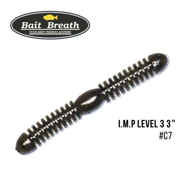 Приманка Bait Breath I.M.P level 3 3" (10шт.) (C7 Dark Red Blue)