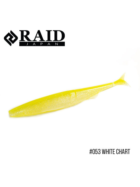 Приманка Raid Fantastick 5.8" (5шт.) (053 White Chart)