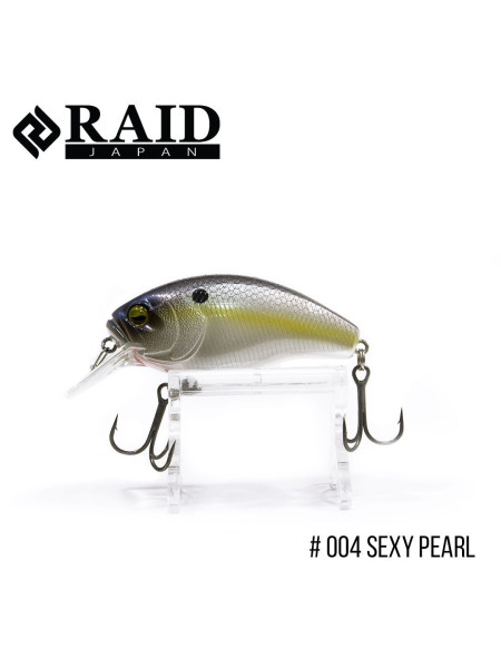 ".Воблер Raid Level Crank Goriller (66mm, 17.5g) (004 Sexy Pearl)