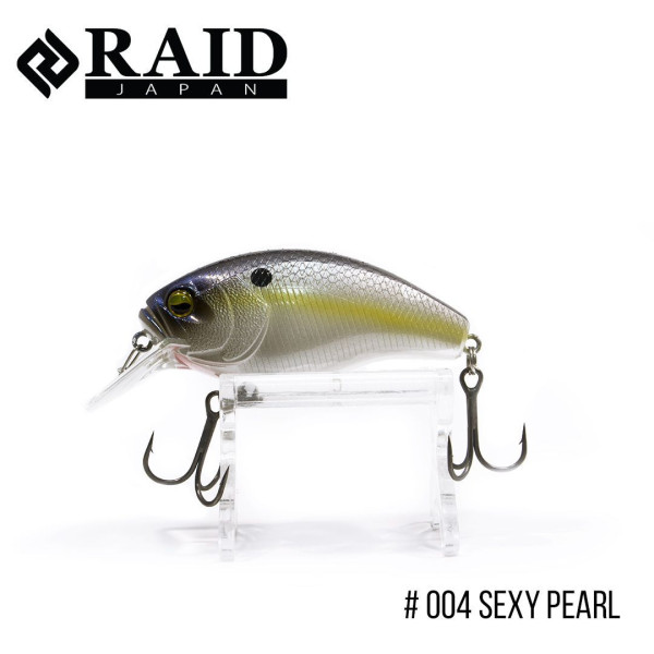 ".Воблер Raid Level Crank Goriller (66mm, 17.5g) (004 Sexy Pearl)