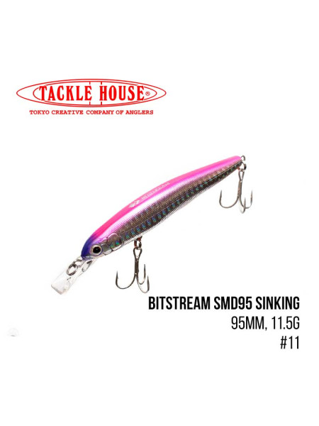 Воблер Tackle House Bitstream SMD95 Sinking (95mm, 11.5g,) (11)