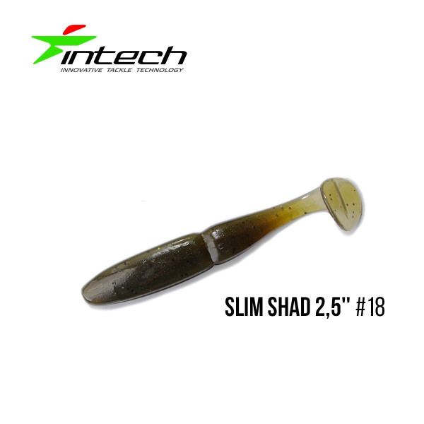 ".Приманка Intech Slim Shad 2,5"(12 шт) (#18)