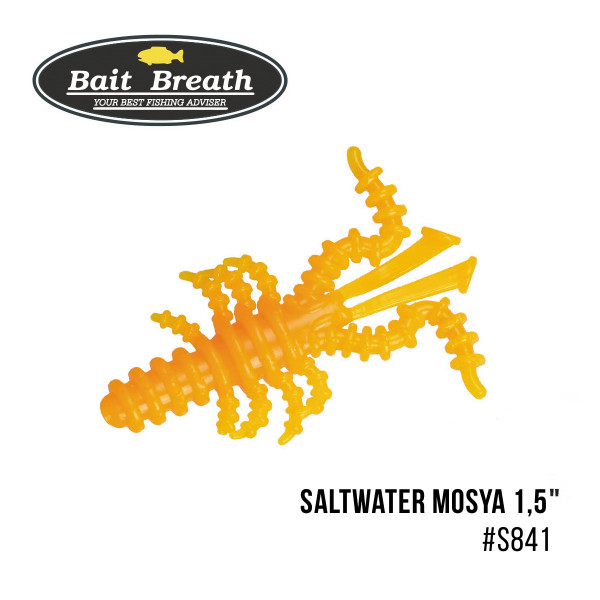 Приманка Bait Breath Saltwater Mosya 1,5" (14 шт.) (S841 Mango yellow)