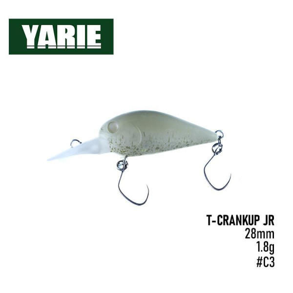 ".Воблер Yarie T-Crankup Jr. F №675 (28mm, 1.8g) (C3)