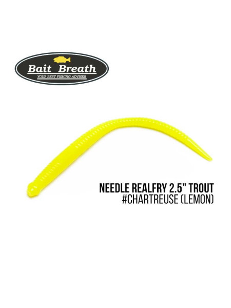 Приманка Bait Breath Needle RealFry 2,5" Trout (12шт.) (Chartreuse (Lemon))