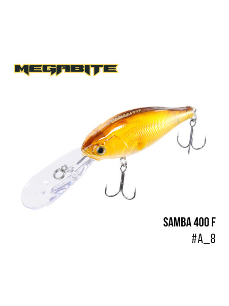 Воблер Megabite Samba 400 F (70 мм, 17,5гр, 4 m) (A_8)