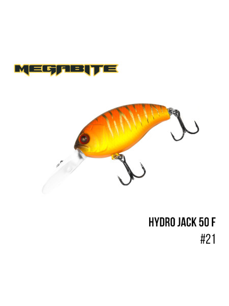 Воблер Megabite Hydro Jack 50 F (50 мм, 9,01гр, 3m) (21)