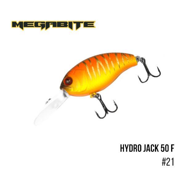 Воблер Megabite Hydro Jack 50 F (50 мм, 9,01гр, 3m) (21)