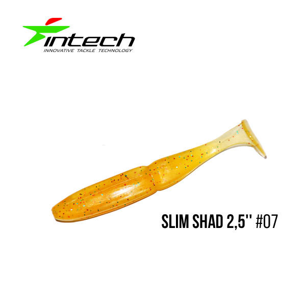 Приманка Intech Slim Shad 2,5"(12 шт) (#07)