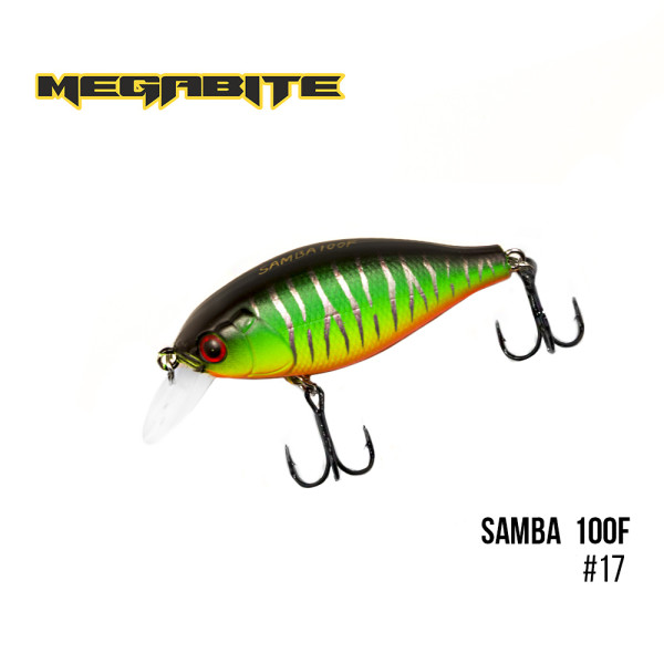 Воблер Megabite Samba 100 F (60 mm, 12,5 g, 1 m) (17)