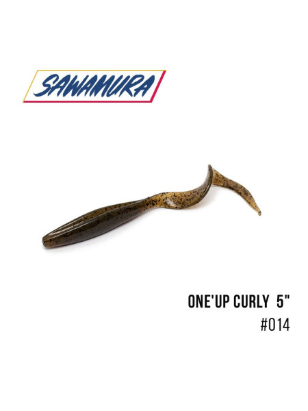 ".Твистер Sawamura One'Up Curly 5" (5 шт.) (014)