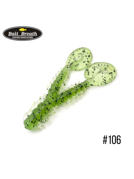 Приманка Bait Breath U30 Bug Flap 2,4" (8 шт.) (#106 Watermelon Seed)