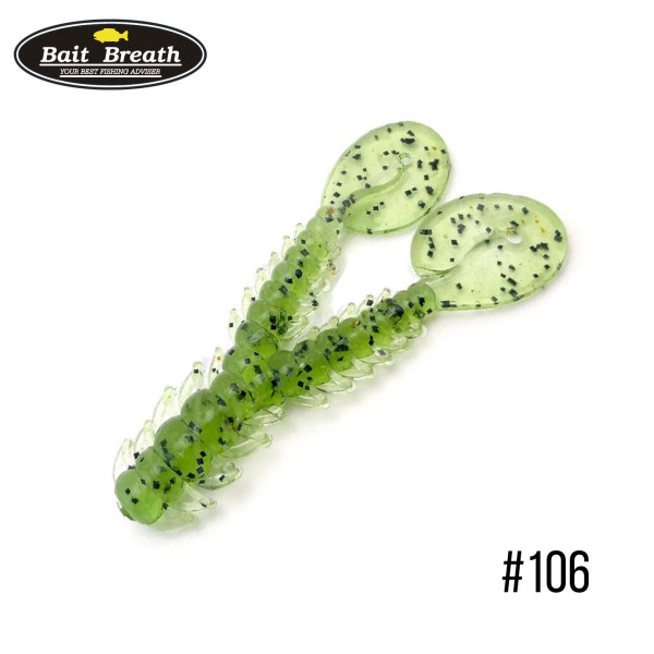 Приманка Bait Breath U30 Bug Flap 2,4" (8 шт.) (#106 Watermelon Seed)