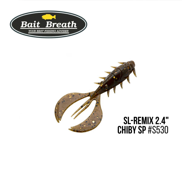 Приманка Bait Breath SL-Remix Chiby SP 2,4" (10 шт) (S530 Golden Craw)