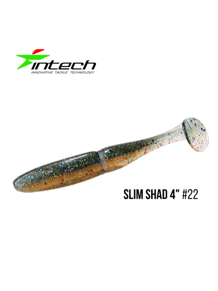 Приманка Intech Slim Shad 4 "(5 шт) (#22)