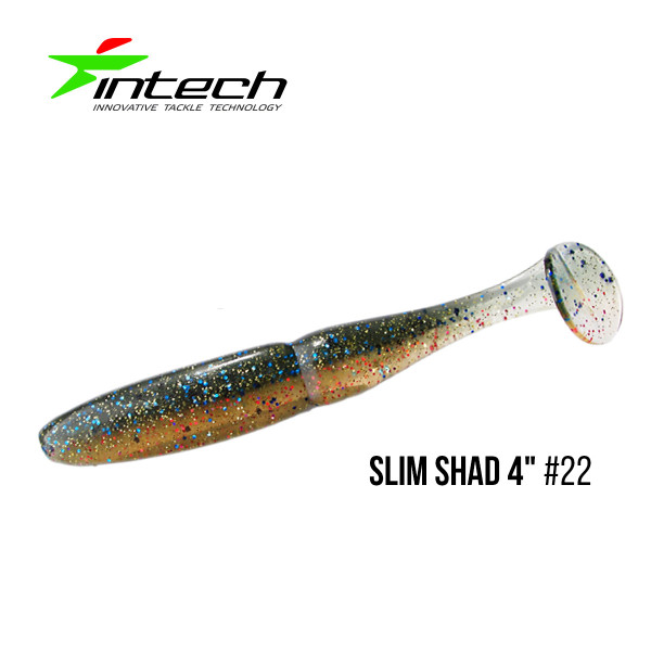 Приманка Intech Slim Shad 4 "(5 шт) (#22)