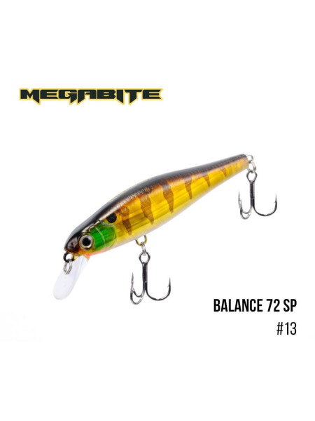 ".Воблер Megabite Balance 72 SP (72 мм, 6,9гр, 1m) (13)