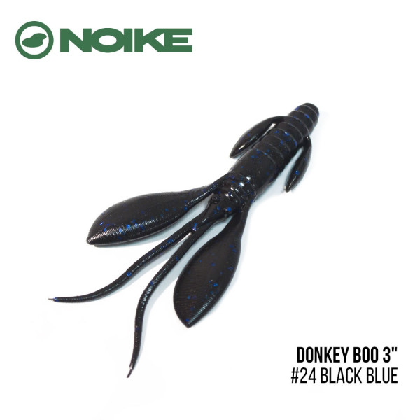 Приманка Noike Donkey Boo 3" (7шт) (#24 Black Blue)