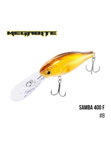 ".Воблер Megabite Samba 400 F (70 мм, 17,5гр, 4 m) (8)
