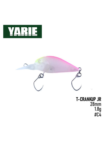 ".Воблер Yarie T-Crankup Jr. F №675 (28mm, 1.8g) (C4)