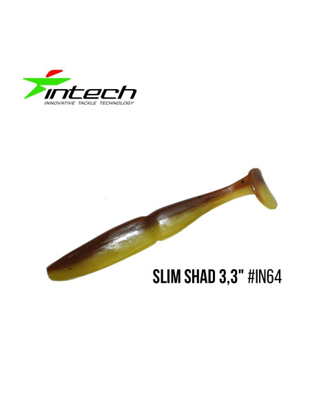 ".Приманка Intech Slim Shad 3,3"(7 шт) (IN64)