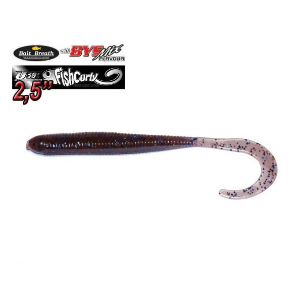 ".Приманка Bait Breath U30 Fish Curly 2,5" ( 8шт.) (003)