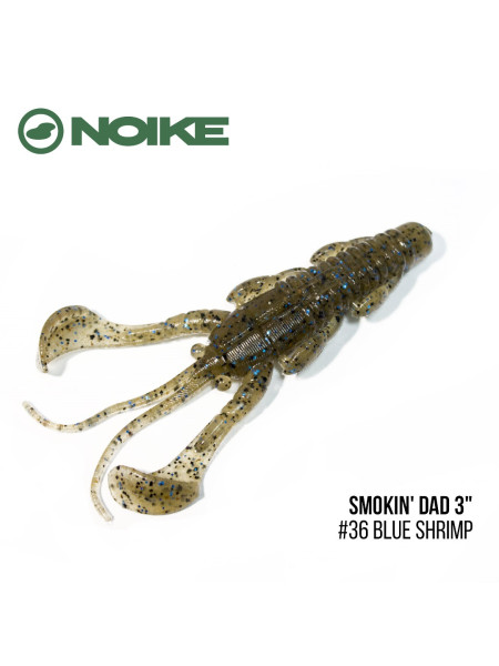 Приманка Noike Smokin' Dad 3" (6шт) (#36 Blue Shrimp)