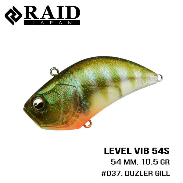".Воблер Raid Level Vib (54mm, 10.5g) (037 Duzler Gill)